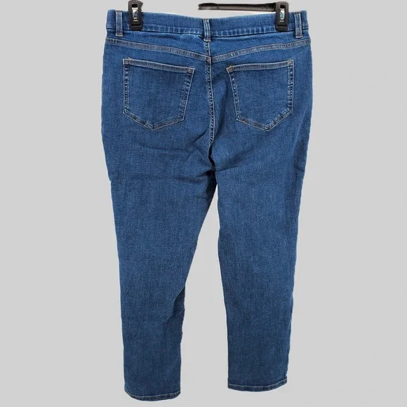 Denim & Co Canyon Retreat Pull On Slim Easy Stretch Denim Jean Womens 18WP - Picture 3 of 9